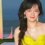 ELLE風尚大典で文淇が黄色いドレスで魅了！その美しさにネット騒然