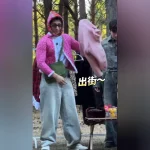 黄景瑜の衝撃的ファッション！ピンクの花柄綿入れがSNSで大炎上