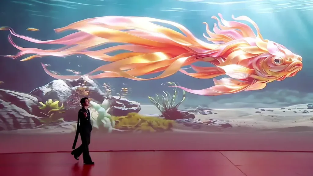 檀健次、星光大賞で「発光する金魚」に変身！その大胆なファッションが話題に