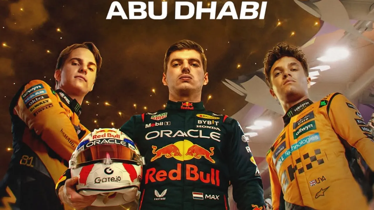 F1アブダビ最終戦:ノリス、フェルスタッペン、ピアストリ、三つ巴の頂上決戦!